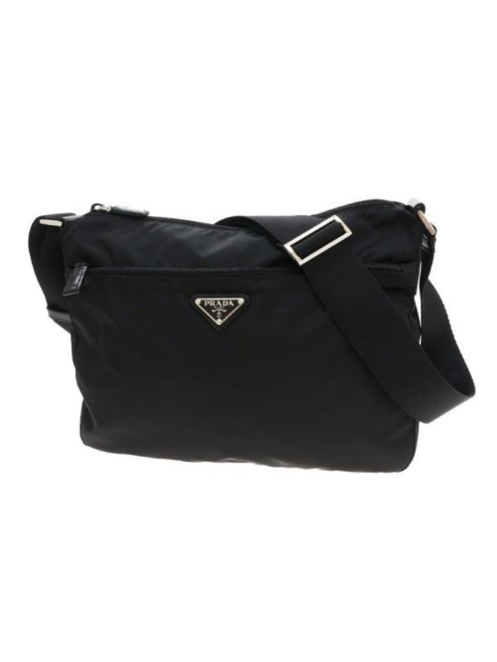 Prada Nylon Shoulder Bag Black